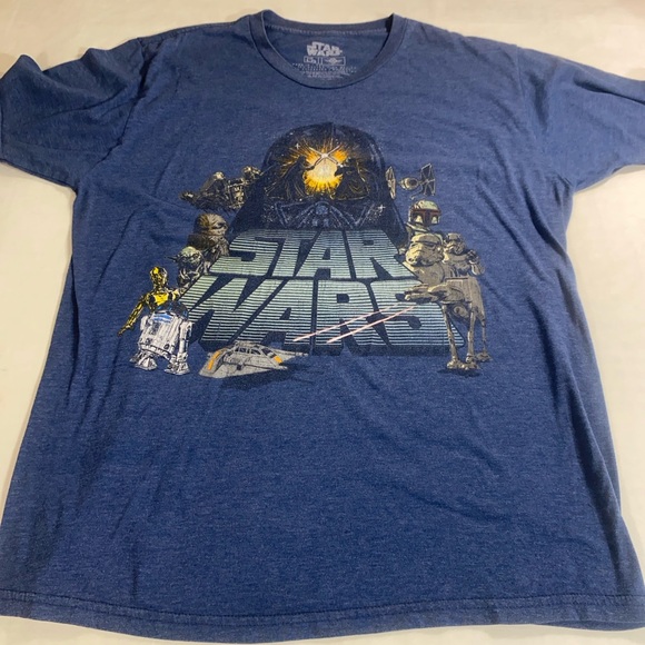 Star Wars Other - Star Wars Men's Heather Blue Character Tee